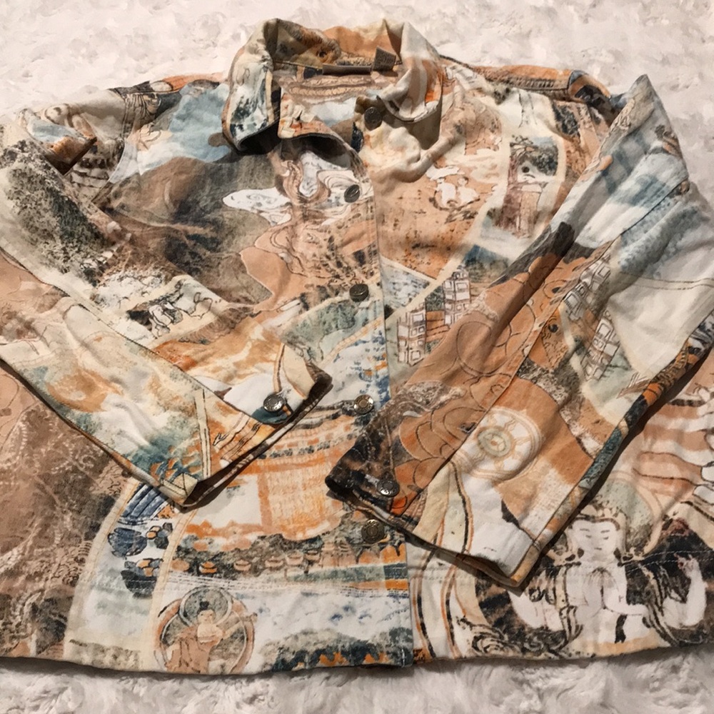 Chico’s Design 2 Pattern Denim Jacket - image 6